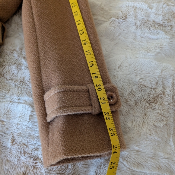 Jones New York Tan Wool Trench Coat - Picture 14 of 15